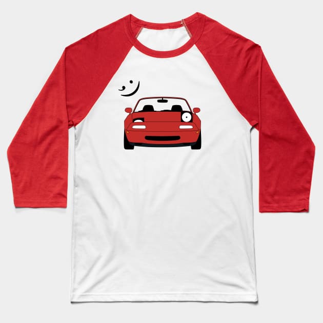 Miata ;) Baseball T-Shirt by AutomotiveArt